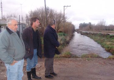 El intendente de Tandil recorrió las áreas afectadas por la lluvias
