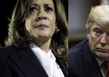 Kamala Harris y Donald Trump.