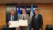 lammens firmo un convenio con el bid para obras de la ruta natural