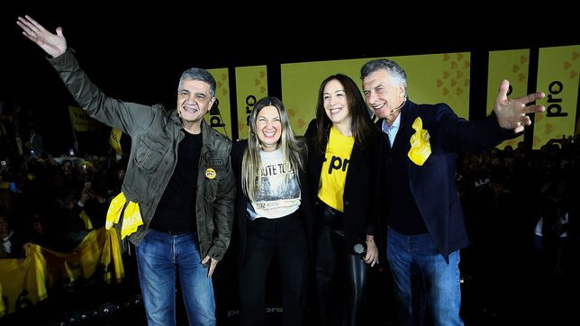 Mauricio Macri, Silvia Lospennato, María Eugenia Vidal y Jorge Macri.&nbsp; 