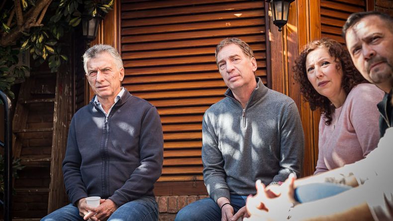 Mauricio Macri y Diego Santilli.&nbsp;