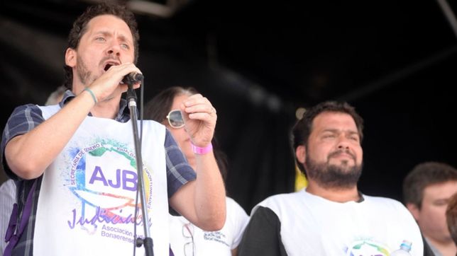 tras el paro, los judiciales fueron convocados por vidal