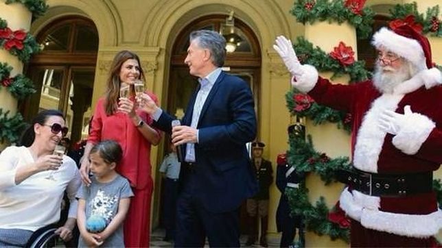 en mensaje navideno, macri ratifico el rumbo y hablo de turrones