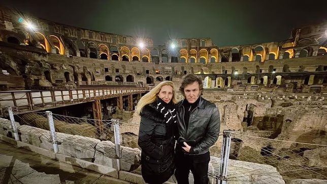 Javier Milei y Karina Milei