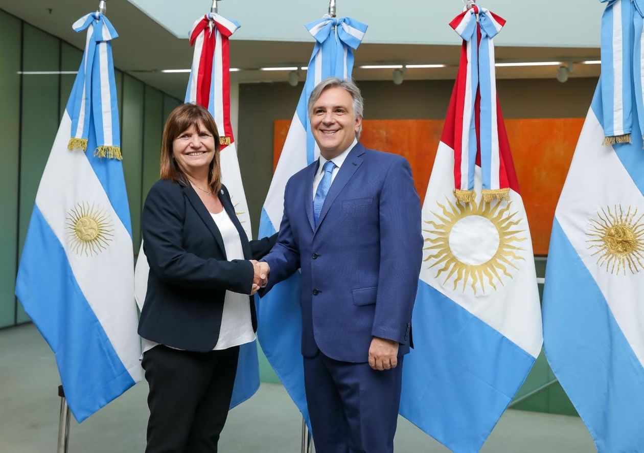 Martín Llaryora y Patricia Bullrich, con un pacto en seguridad.&nbsp;