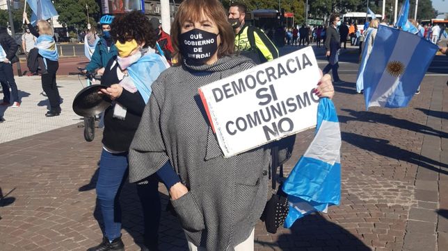 agitada por la oposicion mas dura, nueva marcha contra el gobierno