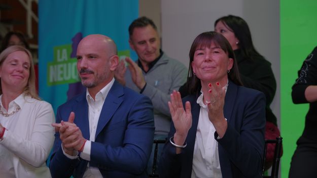 Julieta Corroza y José Ousset buscarán llegar al Senado en octubre. 