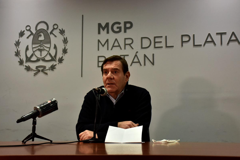 Guillermo Montenegro, intendente de General Pueyrredón. Guillermo Montenegro, intendente de General Pueyrredón.