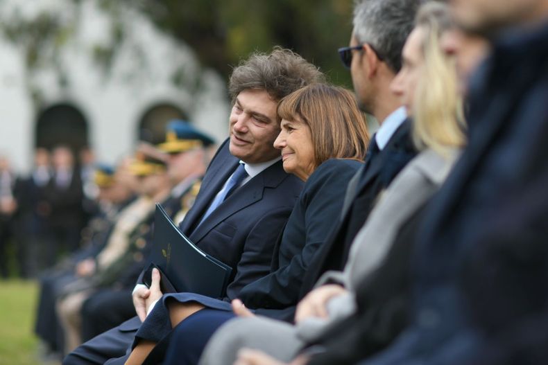 Javier Milei y Patricia Bullrich.