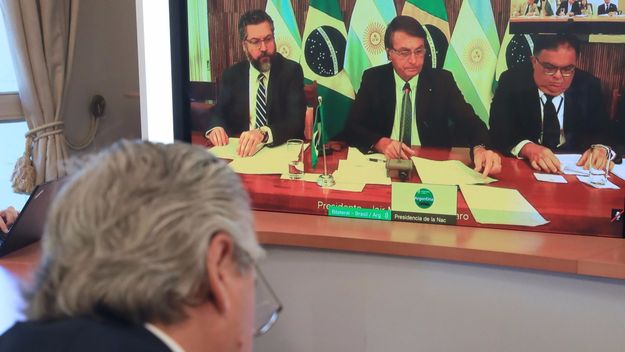 Tras meses de tensión, Fernández recibirá a Bolsonaro el 26 de marzo