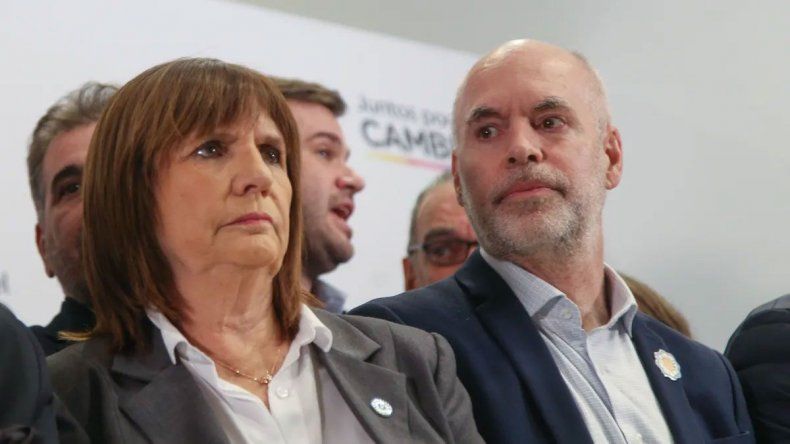 Patricia Bullrich y Horacio Rodríguez Larreta, precandidatos presidenciales de Juntos por el Cambio Patricia Bullrich y Horacio Rodríguez Larreta, precandidatos presidenciales de Juntos por el Cambio