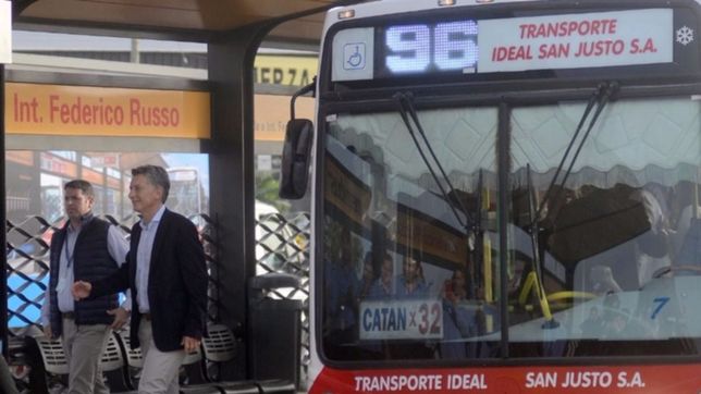 la carta que magario le entrego a macri, criticando el metrobus de la matanza