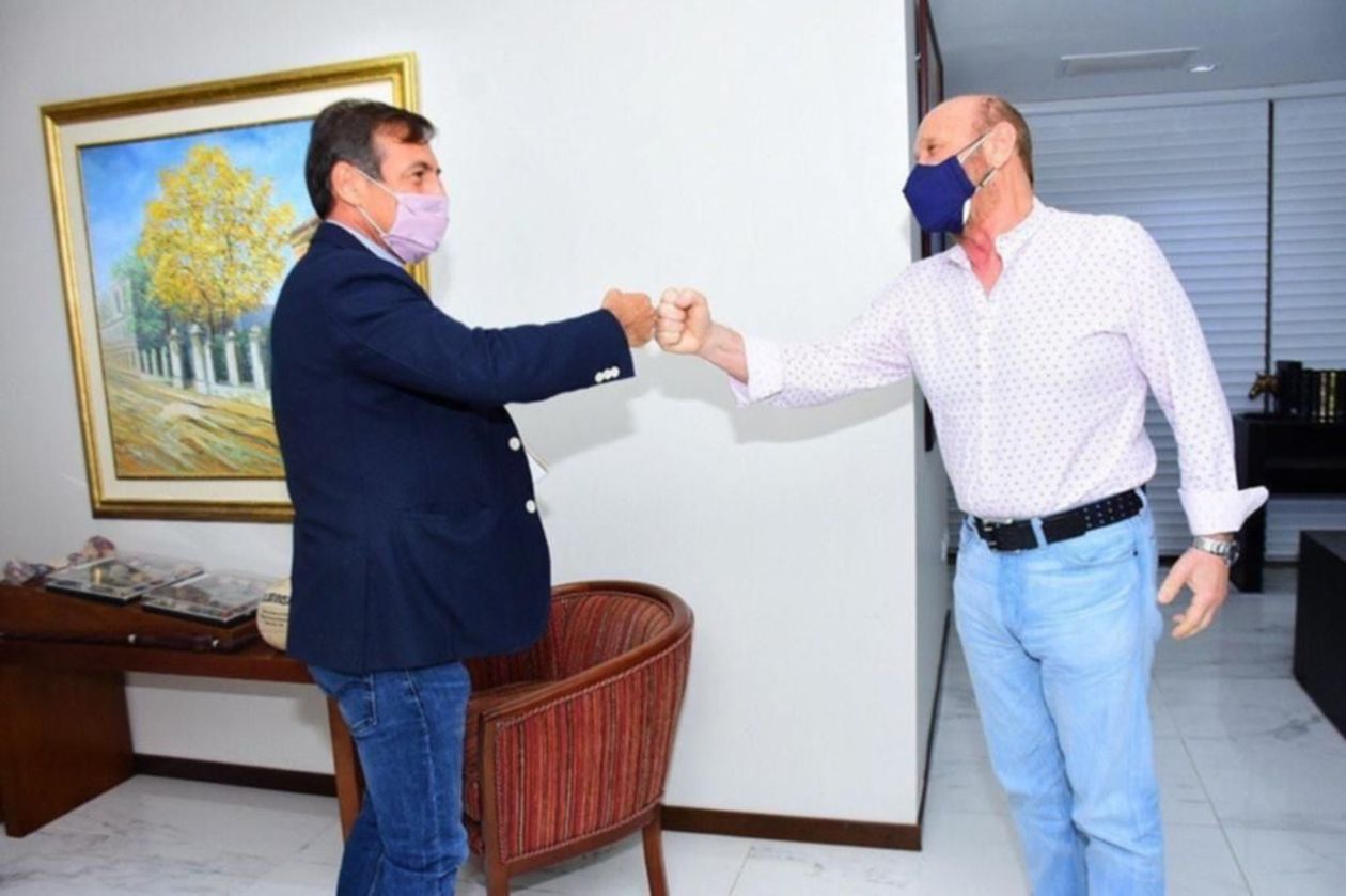 Gildo Insfrán, José Mayans y Luis Naidenoff