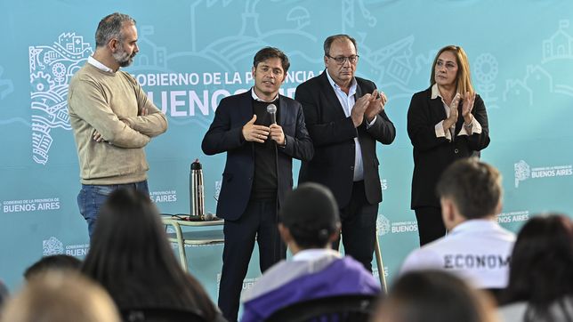 montado a la grieta, kicillof llevo la campana a territorio hostil de la septima