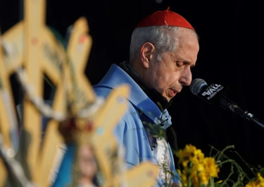 El cardenal Mario Poli preside misa en Luján
