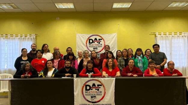 La lista 4 de Docentes al Frente, flamante conducción de la UnTER en Río Negro.