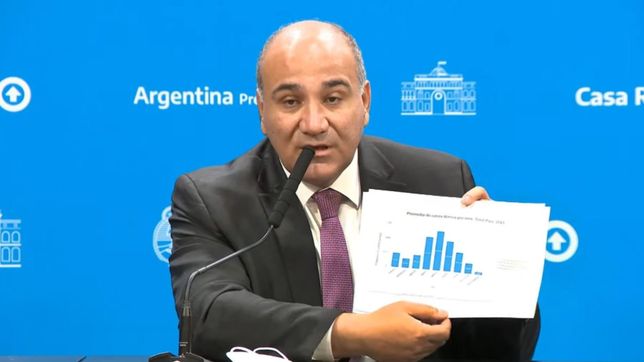 que lindo dar buenas noticias: manzur llego con el fin de la pandemia bajo el brazo