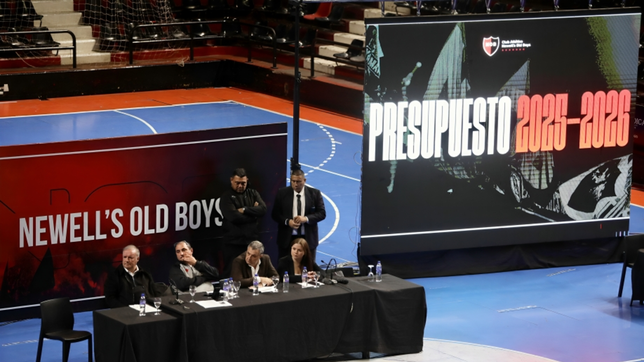 La asamblea de Newells Old Boys de Rosario terminó con incidentes entre los socios.