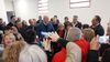 Patricia Bullrich recibida en el Comité de la UCR en Diamante por Atilio Benedetti, Stella Olalla, Marcelo López y Jorge DAgostino.