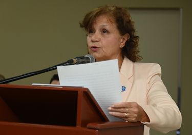 Sara Majorel no dio pistas sobre su estrategia electoral en la apertura de sesiones de Marcos Juárez