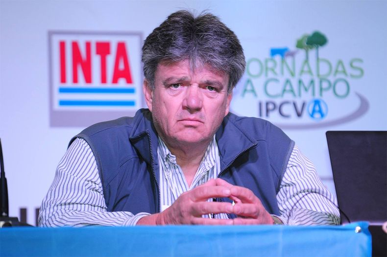 Ulises Chito Forte, una cara de La Pampa que se coló en el encuentro por la barrera sanitaria, en representación de la Federación Agraria.