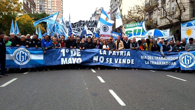 Marcha de la CGT por el Día del Trabajador.