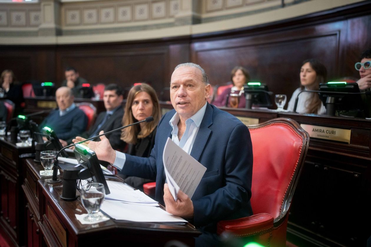 Sergio Berni le recriminó a Magario&nbsp;el desorden en la cámara alta&nbsp;