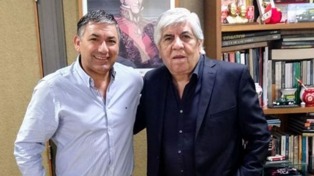 Juan Chulich junto a Hugo Moyano