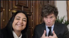 Javier Milei recibió a Soher El Sukaria, la armadora cordobesa de Mauricio Macri. Javier Milei recibió a Soher El Sukaria, la armadora cordobesa de Mauricio Macri.