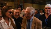Zulemita Menem, Alberto Kohan y Alfa de Gran Hermano. Foto: Sebastián Hipperdinger.