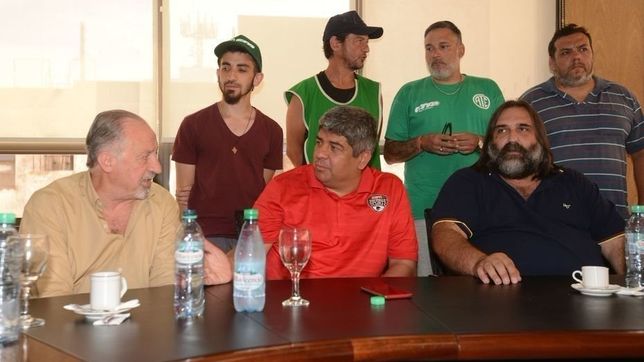 los moyano cosecharon el apoyo de yasky y baradel para la marcha del 22f