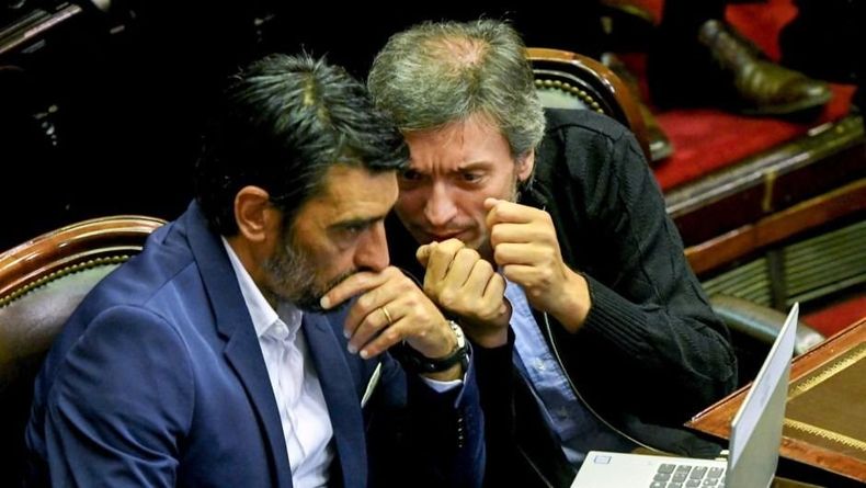 Máximo Kirchner y Rodolfo Tailhade