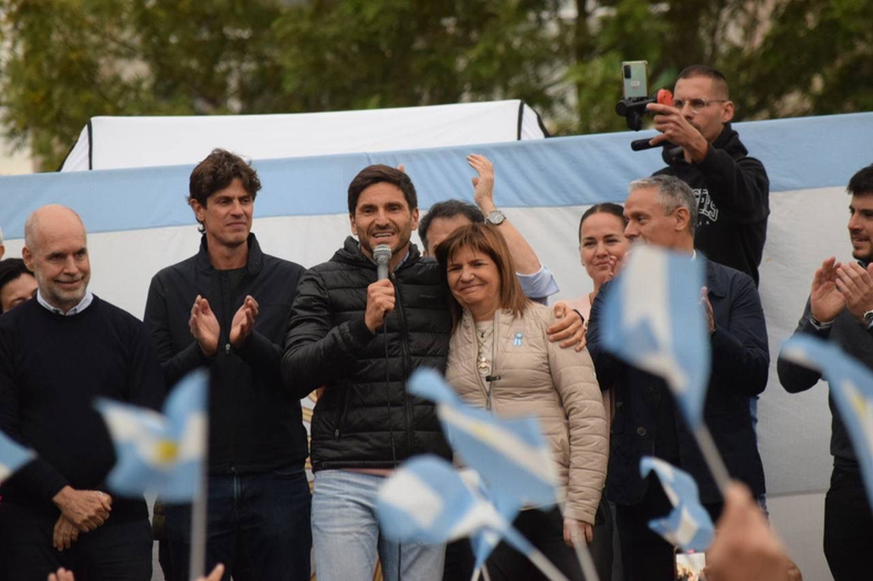 Maximiliano Pullaro y Patricia Bullrich.