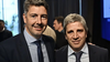 John Walker con Toto Caputo en la la Bolsa de Comercio de Córdoba