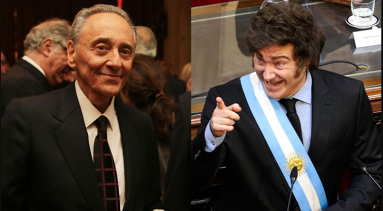 Javier Milei señala a Héctor Magnetto por la compra de Telefónica por parte de Telecom