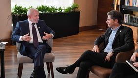 Lula da Silva con Axel Kicillof.&nbsp;