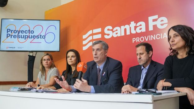 Pablo Olivares. El ministro de Economía de Santa Fe presentó el proyecto de Presupuesto 2026 de Maximiliano Pullaro. 