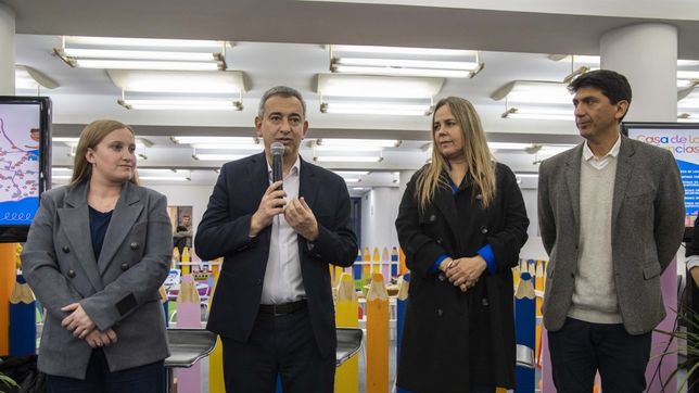 Victoria Tejeda, Pablo Javkin, Daniela León y Nicolas Gianelloni.