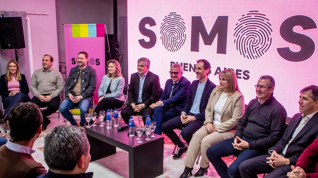 Los dirigentes de Somos Buenos Aires en un encuentro en la Cuarta sección Los dirigentes de Somos Buenos Aires en un encuentro en la Cuarta sección