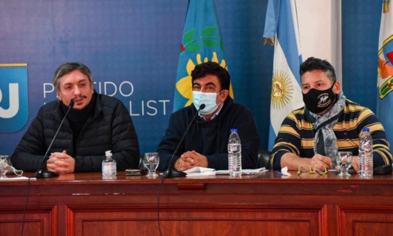 Maximo KIrchner Gustavo Menendez Fernando Espinoza