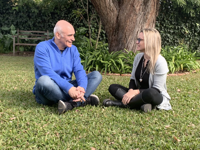 José Luis Espert y Carolina Piparo en la campaña de Avanza Libertad 2021.