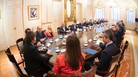 Javier Milei, con los gobernadores.