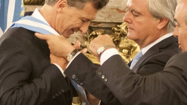 Mauricio Macri y federico Pinedo.