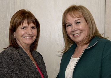 Patricia Bullrich junto a Moirano&nbsp;