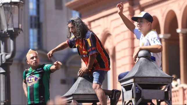 el gobierno acusa del caos a larreta: locura y represion