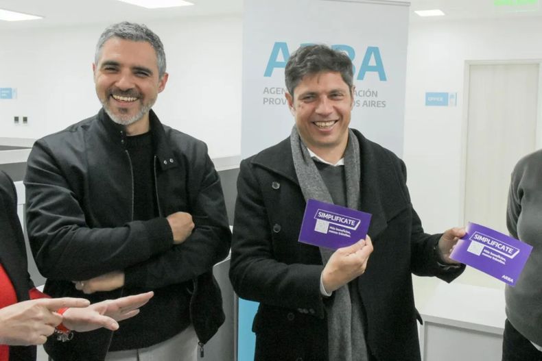 Cristian Girard y Axel Kicillof