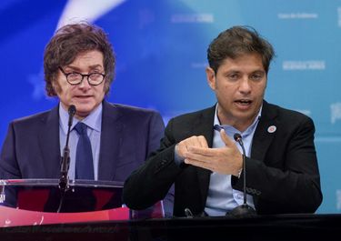 Javier Milei vs. Axel Kicillof