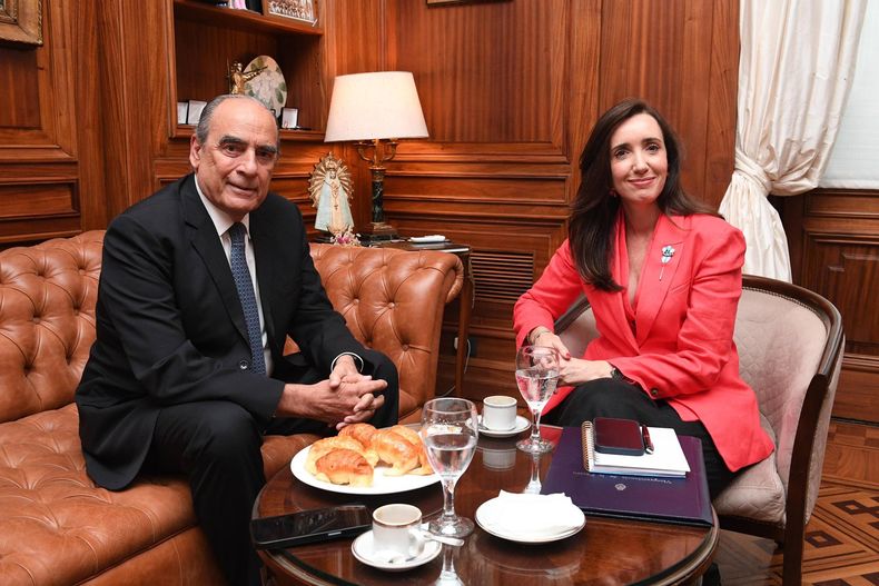Guillermo Francos y Victoria Villarruel