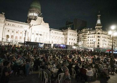 Cena solidaridad de Navidad en el Congreso