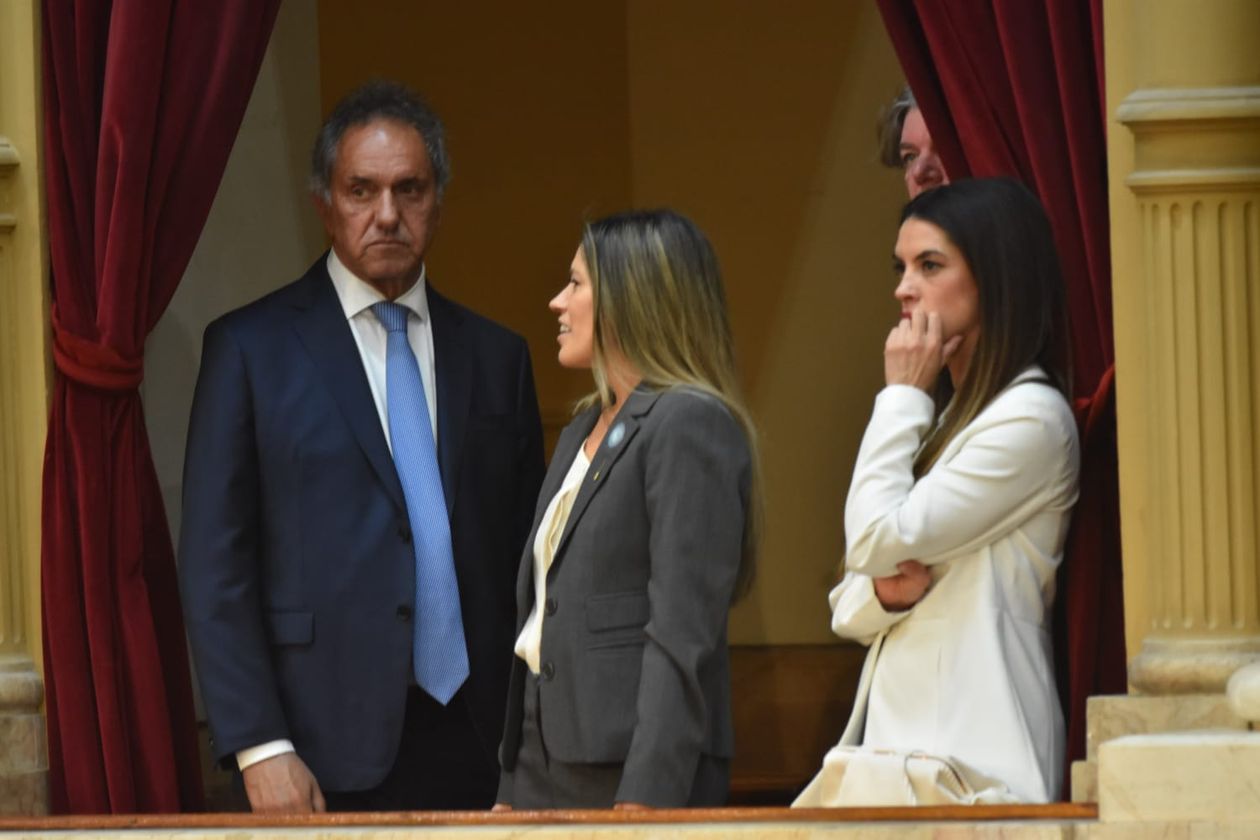 Daniel Scioli, en el Congreso durante la presentación del Presupuesto 2025.